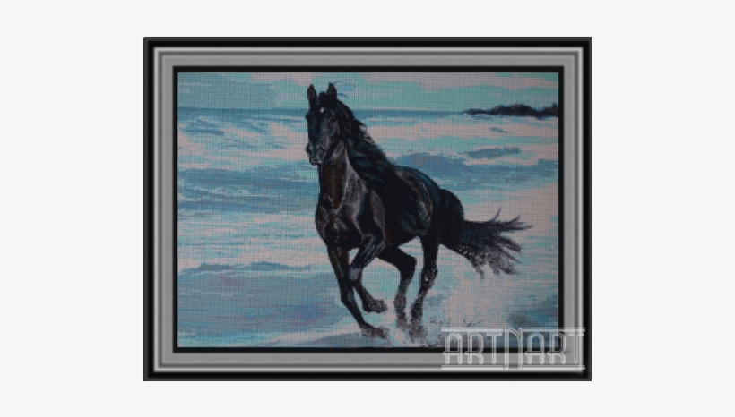 3d Handmade Diamond Painting Wild Beauty 3d Handmade - 5d Diamond Painting Horses, transparent png