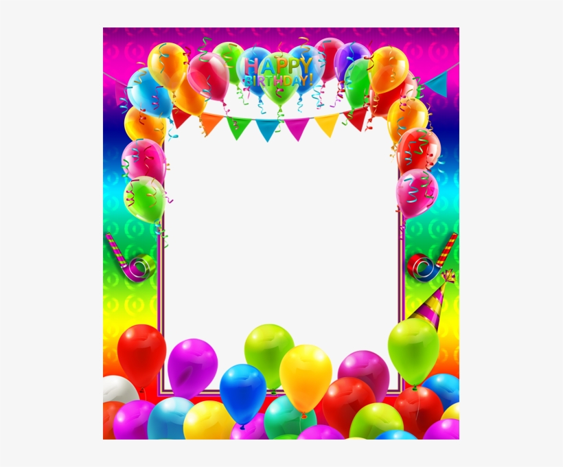 Visit - Colorful Birthday Frames And Borders, transparent png