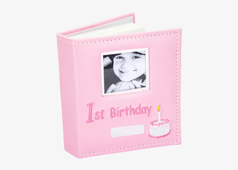 Album, 1st Birthday, Pink - Paper, transparent png