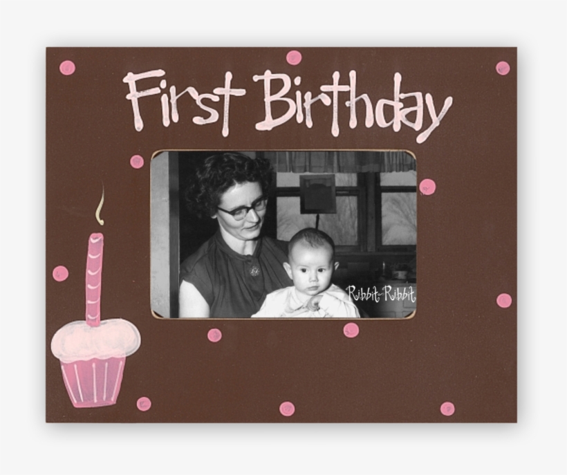 First Birthday Rose Ribbit-ribbit - My Baptism Rose Picture Frame, transparent png