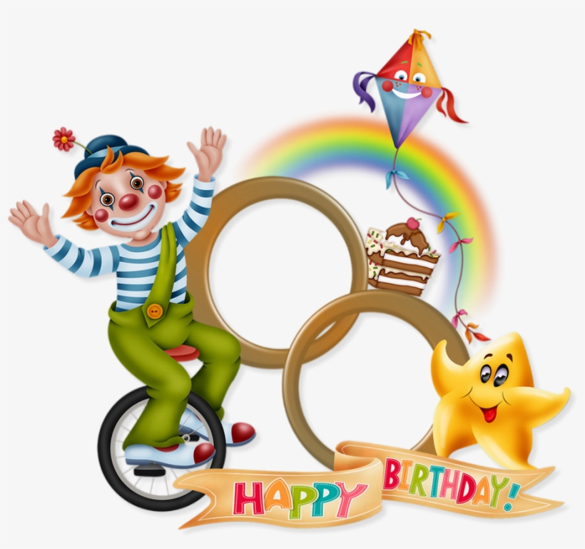 Happy Birthday Frame, transparent png