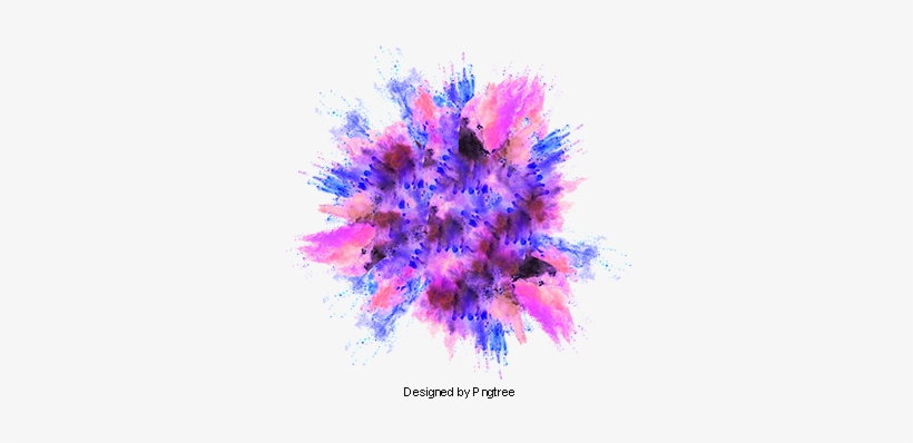 Blue Powder, Powder Explosion, Blue, Powder Png And - Portable Network Graphics, transparent png