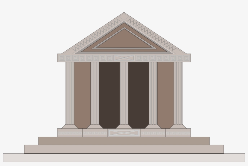 Big Image - Greek Temple Clipart Png, transparent png