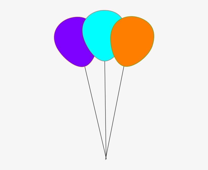 Balloon Clipart Neon - Clip Art, transparent png