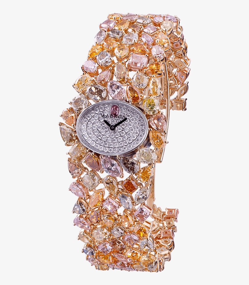 Fancy Diamond Ladies' Watch - Mabros Jewellery, transparent png