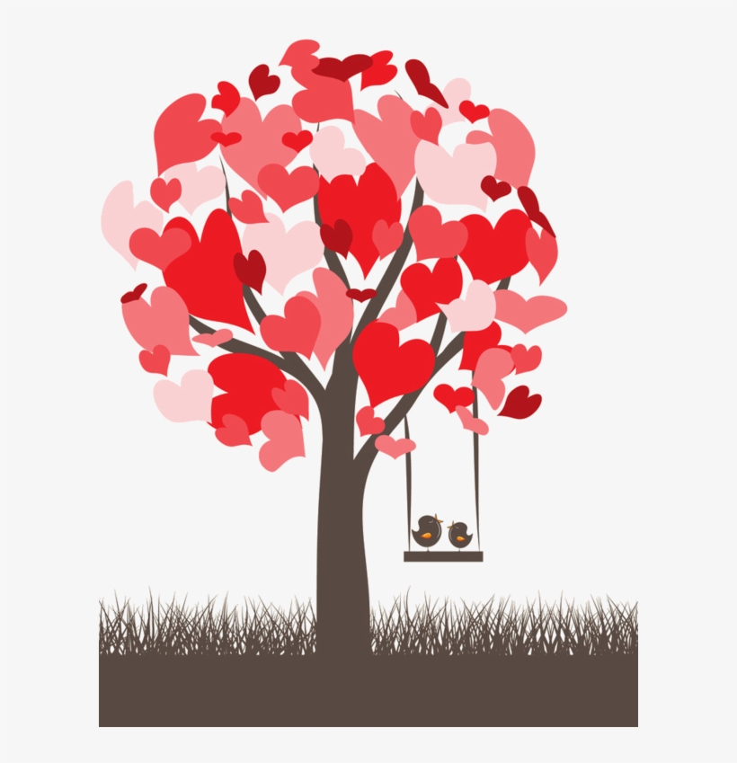 Tree Love Vector Png, transparent png