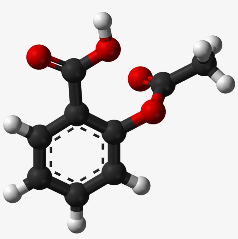 Aspirin Molecule, transparent png