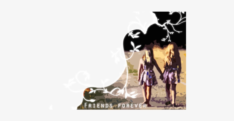Photo Frame - Friends Forever - Malden Linear 5-opening Picture Frame, Black, transparent png