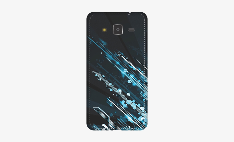 Samsung Galaxy J2 Blue Bright Lightning Mobile Cover - Lenovo K8 Note Back Cover, transparent png
