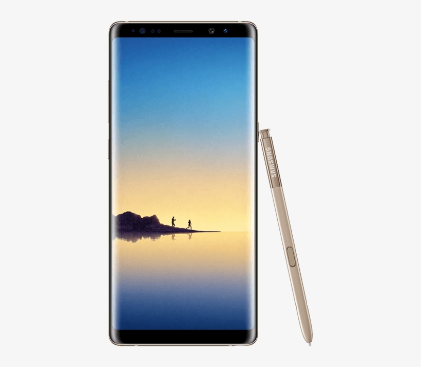Samsung Galaxy Note8 64 Gb Maple Gold Front - Samsung Note 8 Icon, transparent png