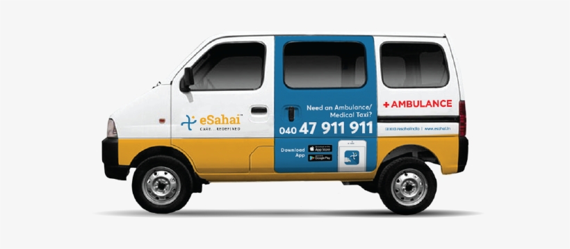 Well-equipped Ambulances Supported By The Best Emts - Compact Van, transparent png