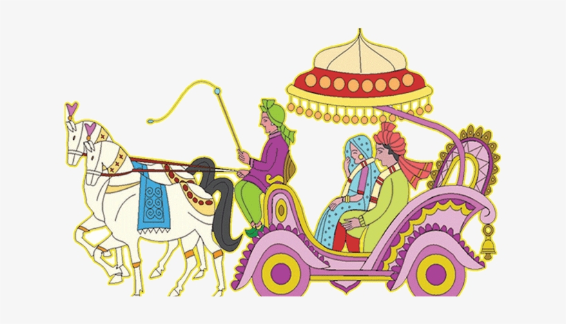 Profile Cover Photo - Indian Wedding Chariot Clipart, transparent png