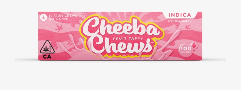 Cheeba Chews Indica Strawberry Taffy, transparent png