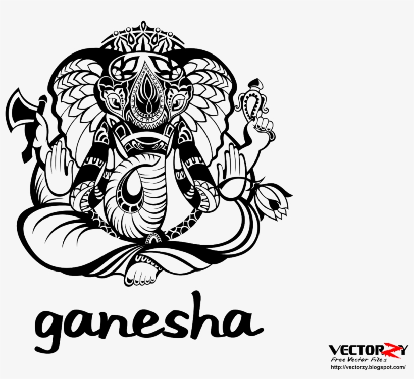 Free Download Ganesha Vector Coreldraw , Adobe Ilustrator, - 3d Wallpaper Chandigarh, transparent png