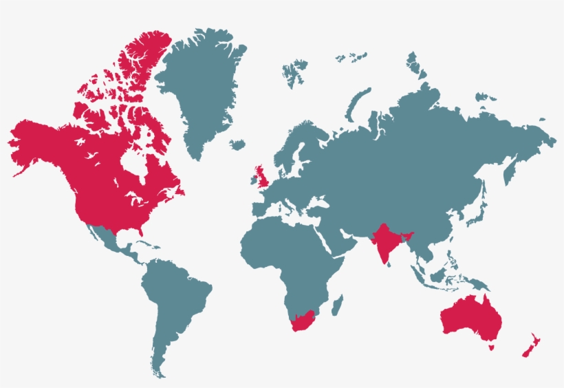 Corporate Traveller's Offices Are Found In Locations - World Map, transparent png