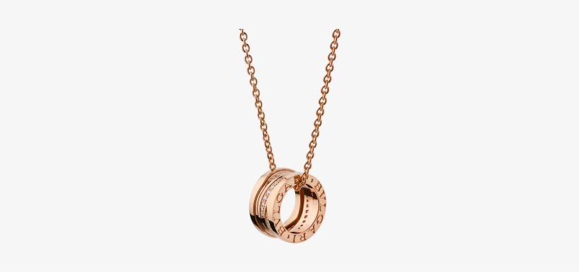 B Zero Design Legend Necklace With Rose Gold Pendant - Necklace, transparent png