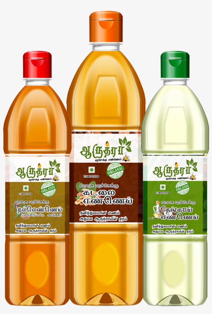 Aruthra Organic Marachekku Coconut Oil, Gingelly Oil, - Aruthra Organic Marachekku Oil, transparent png