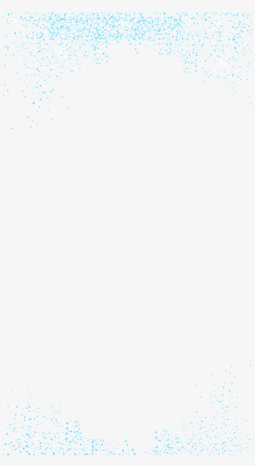 Blue Glitter - Snow, transparent png