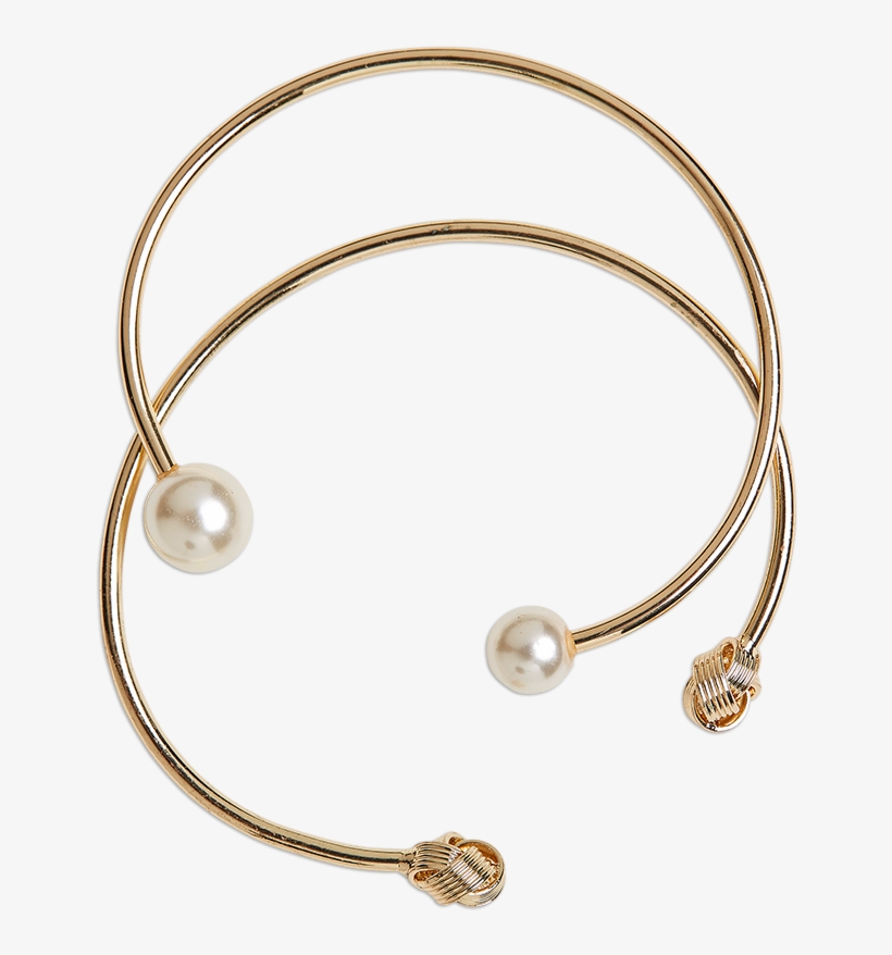 2-pack Bangles Yellow - Body Jewelry, transparent png