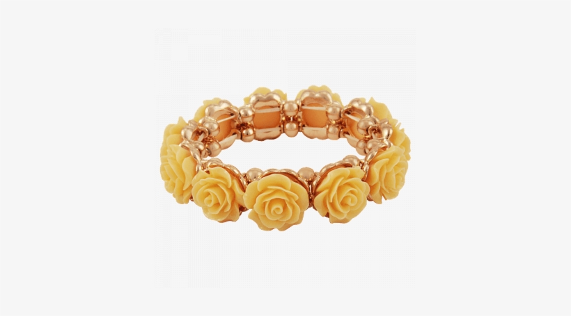 Milano 18k Gold Plated Rose Designed Bracelet, Ma2028 - Bracelet, transparent png