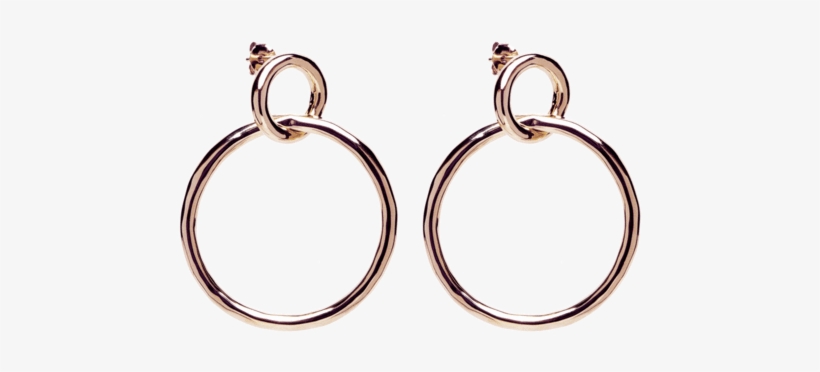 Valentina Gold Earrings - Boucles D'oreilles Pendantes 'valentina', Femme, Rose, transparent png