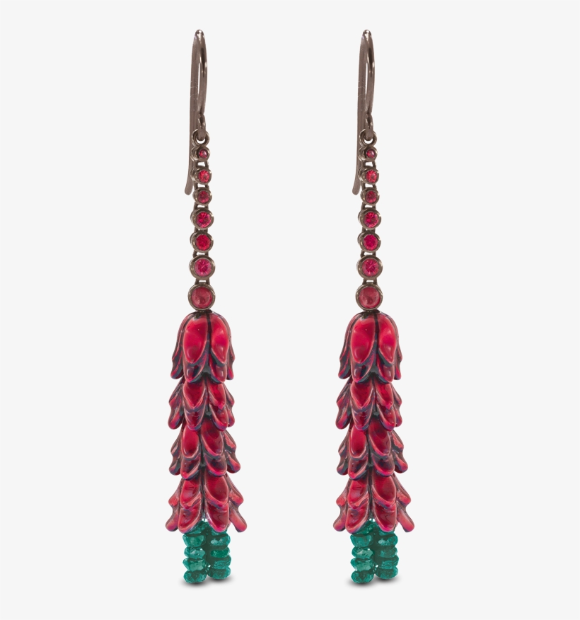 Colorblind Chlorophyll Aloe Vera Earrings - Earring, transparent png