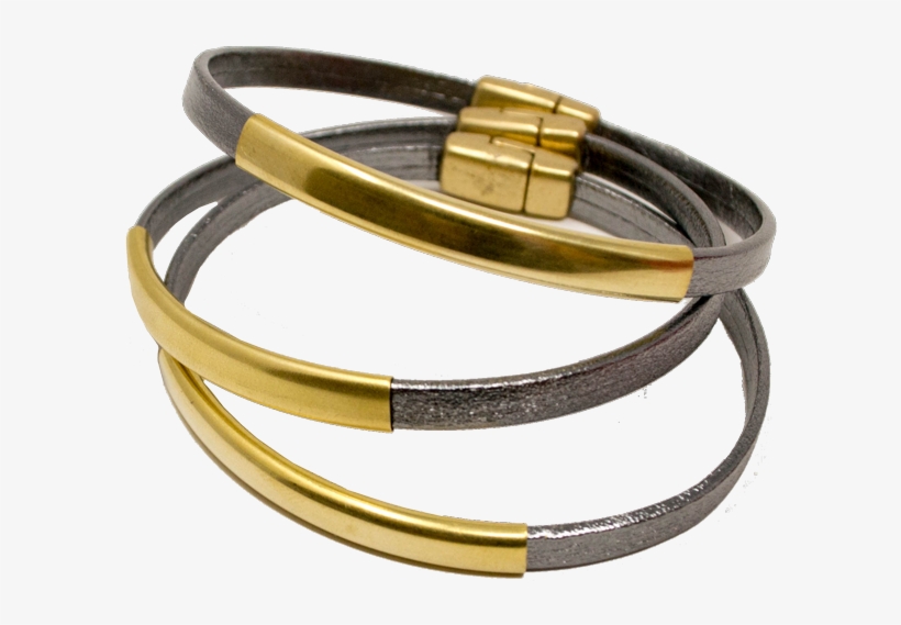 Leather Bangle - Leather, transparent png
