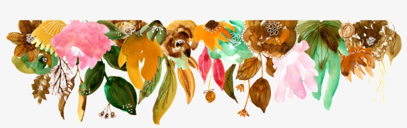 Hand Painted Autumn Watercolor Flower Png Transparent - Portable Network Graphics, transparent png