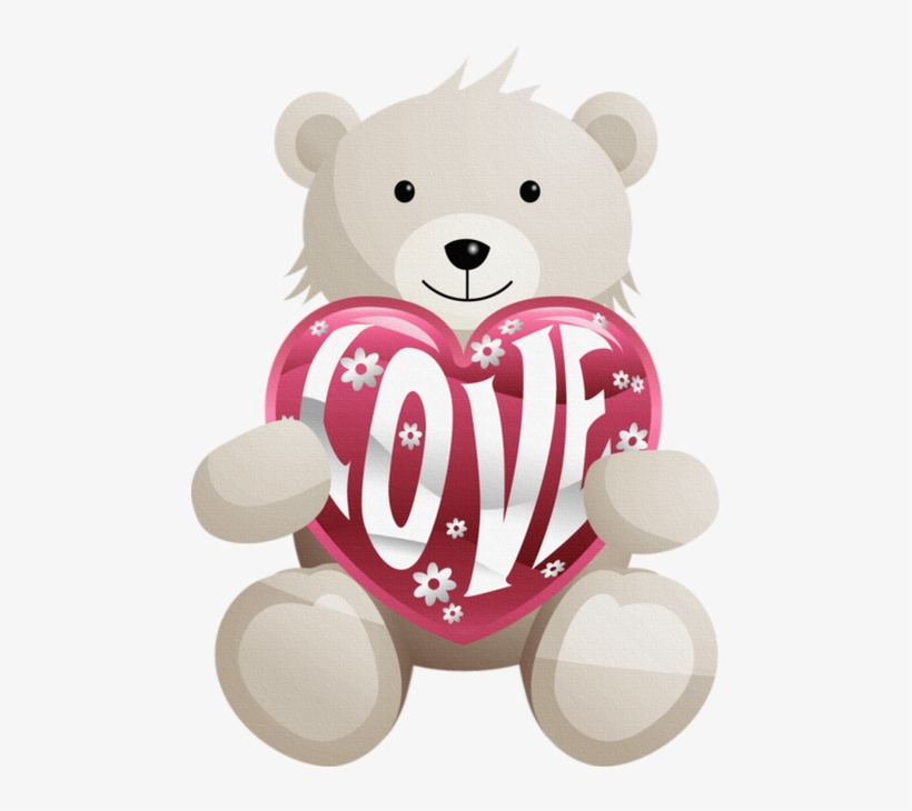 Teddyheart3 5'x7'area Rug, transparent png