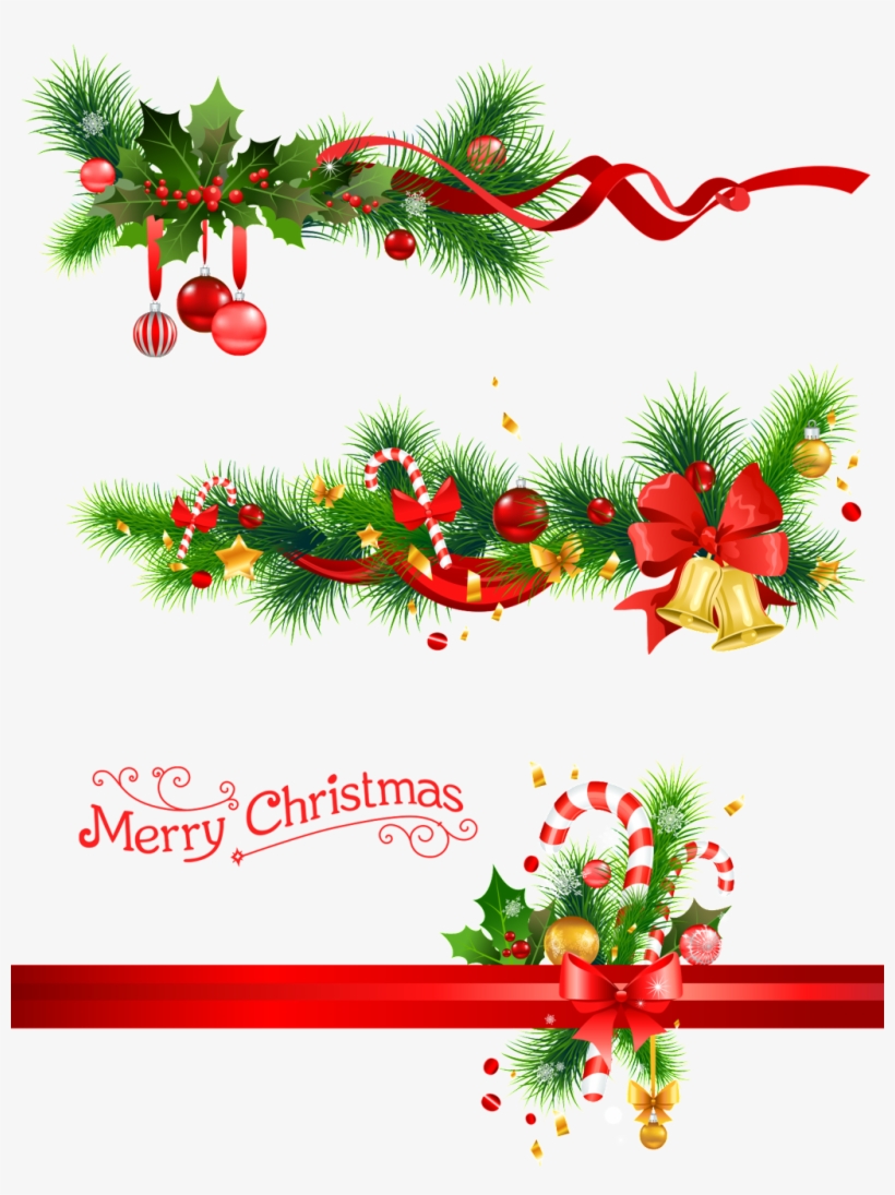 Christmas Decoration With Lace Transparent Decorative - Merry Christmas