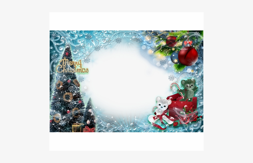 Merry Christmas Frame Png, transparent png