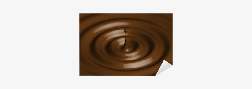 Vector Chocolate Drop, Ripples And Splash Sticker • - Plywood, transparent png