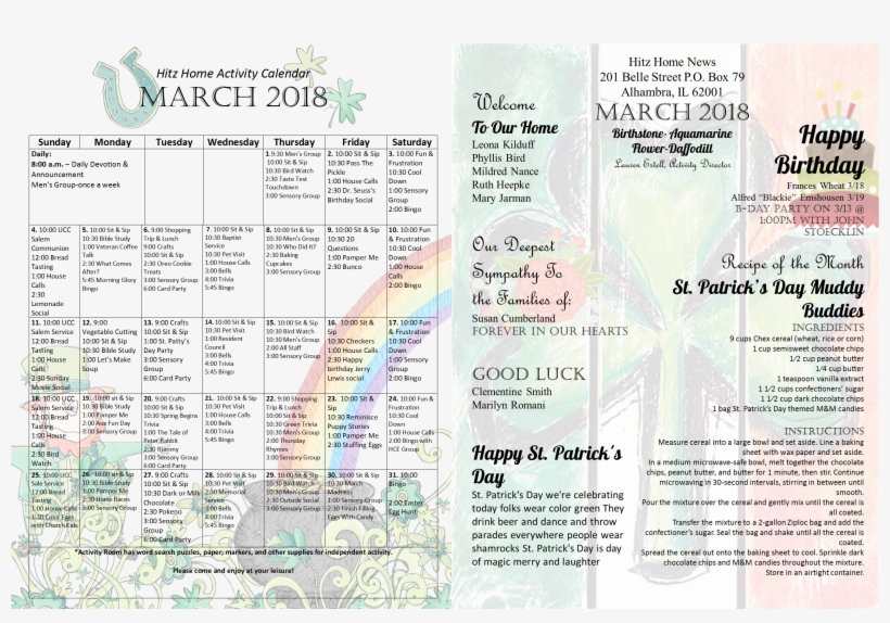 March 2018 Small - Paper, transparent png