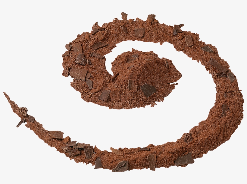Chocolate And Milk Splash - Chocolate Powder Fall Png, transparent png
