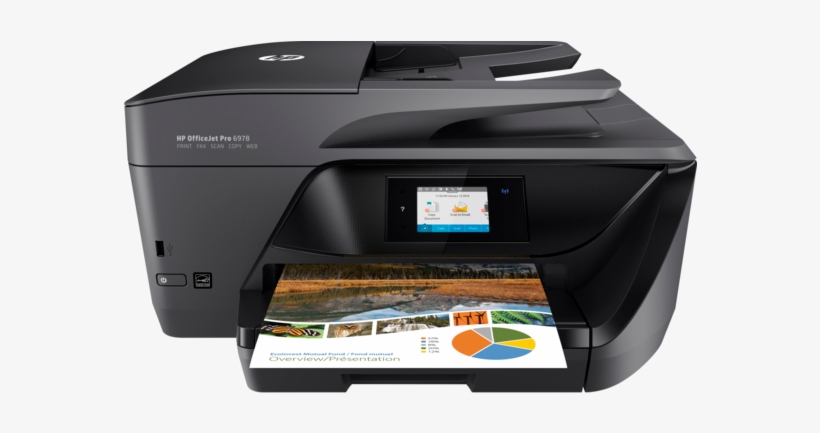 Center - Hp Officejet Pro 6978 All In One Printer, transparent png