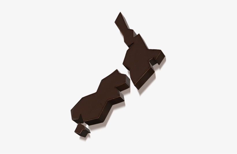 Chocolate Pieces Shaped Like New Zealand - Chocolate, transparent png