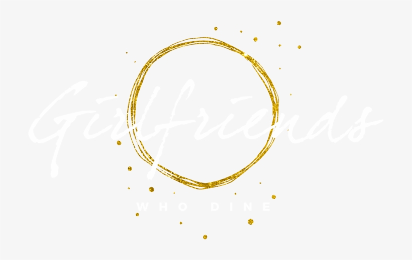 Girlfriendswhodine Logo White - Circle, transparent png