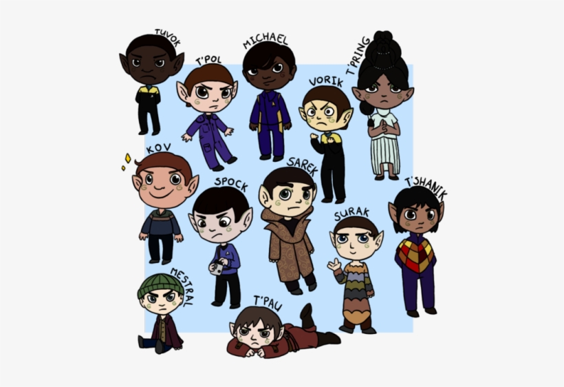 Just A Bunch Of Vulcans - Cartoon, transparent png