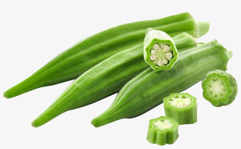 Lady Finger Png Transparent Image - Emerald Okra - 100 Seeds - Spineless, transparent png