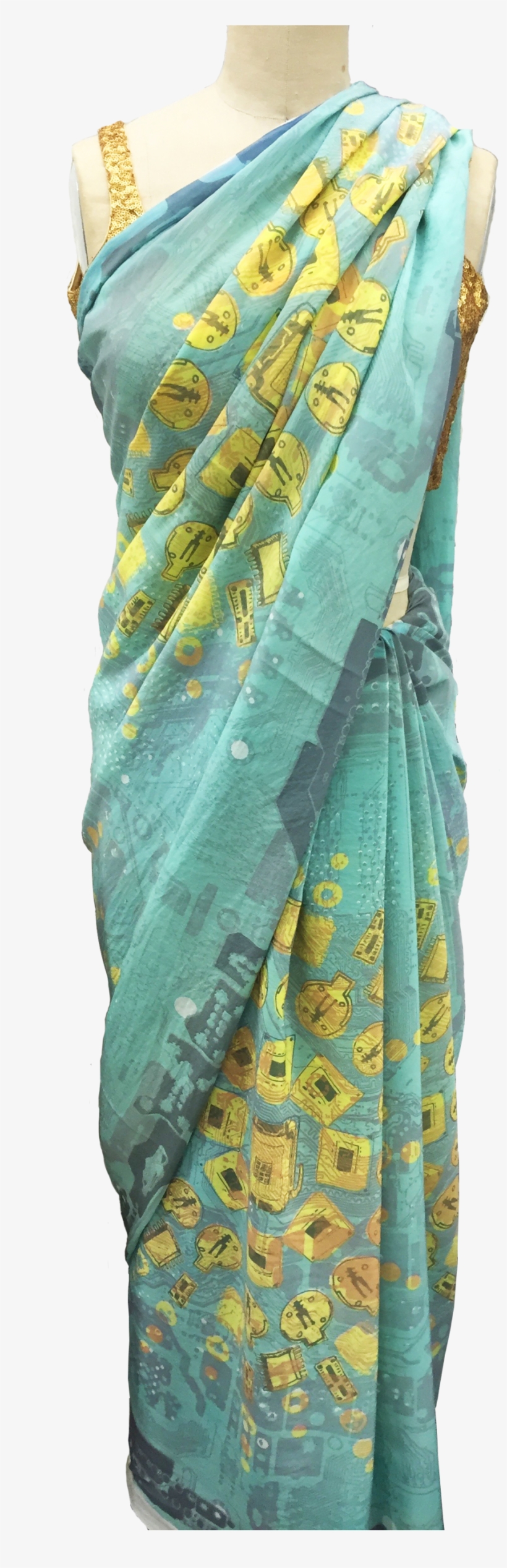 Sari Circuitboard Seafoam - Sari, transparent png