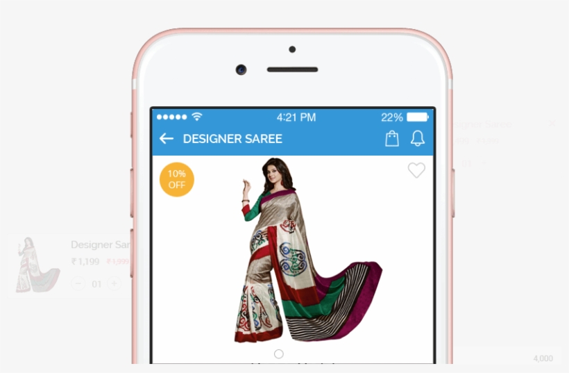 Shopping Cart - Sari, transparent png