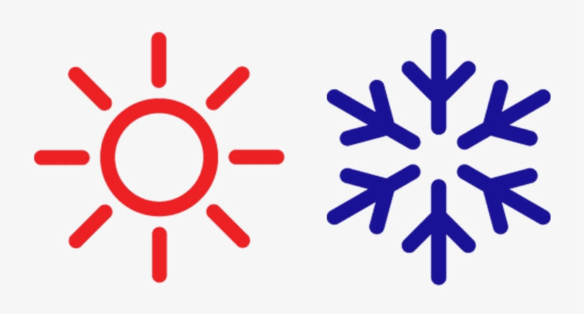 Washington, Mo Hvac - Hot And Cold Symbols, transparent png