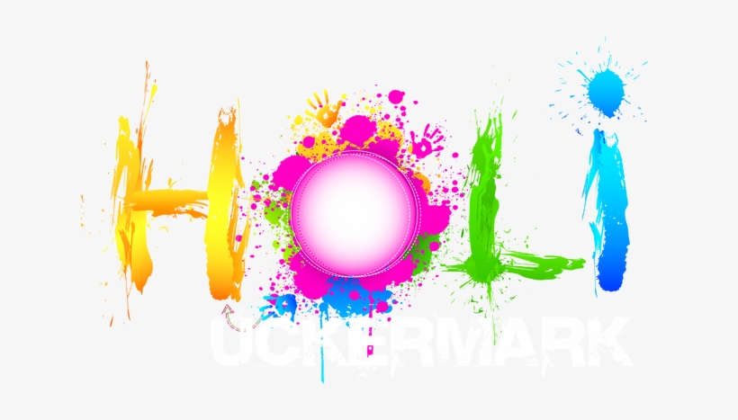 Holi Png Download Holi Text Png - Holi Colour In Png, transparent png