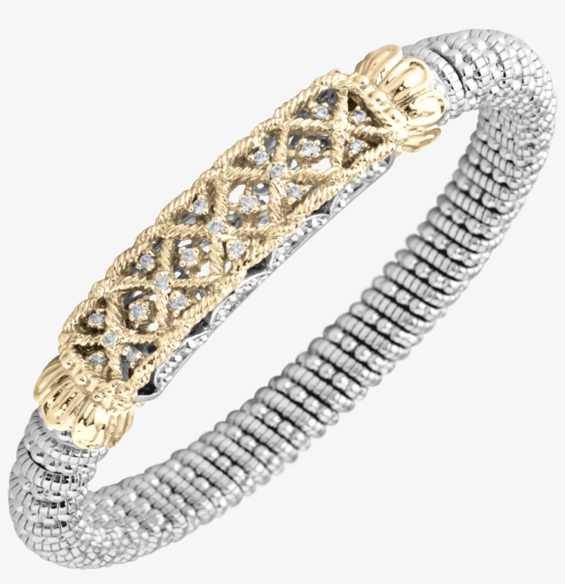Timeless Open Weave Design Diamond Bracelet By Vahan, transparent png
