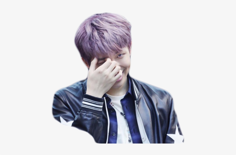 Dollsey99 - Namjoon Purple Hair Png, transparent png