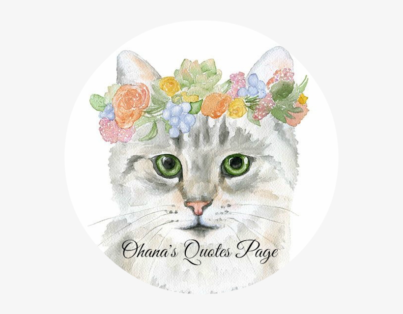 Flower Watercolor Watercolor Print - Cat Watercolor Art, transparent png