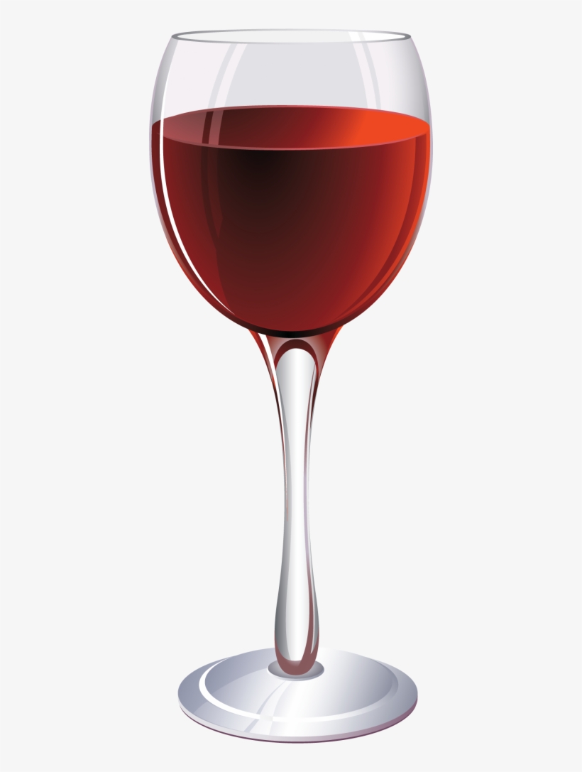 Glass Of Wine Sixty-four - Red Wine Glass Clipart, transparent png