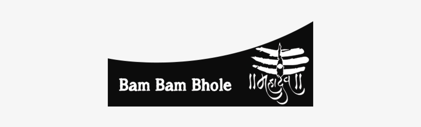 Preview Overlay - Bam Bam Bhole Text Png, transparent png