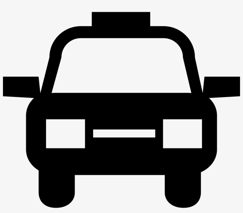 Frontal Cab Comments - Simbolo De Taxi, transparent png