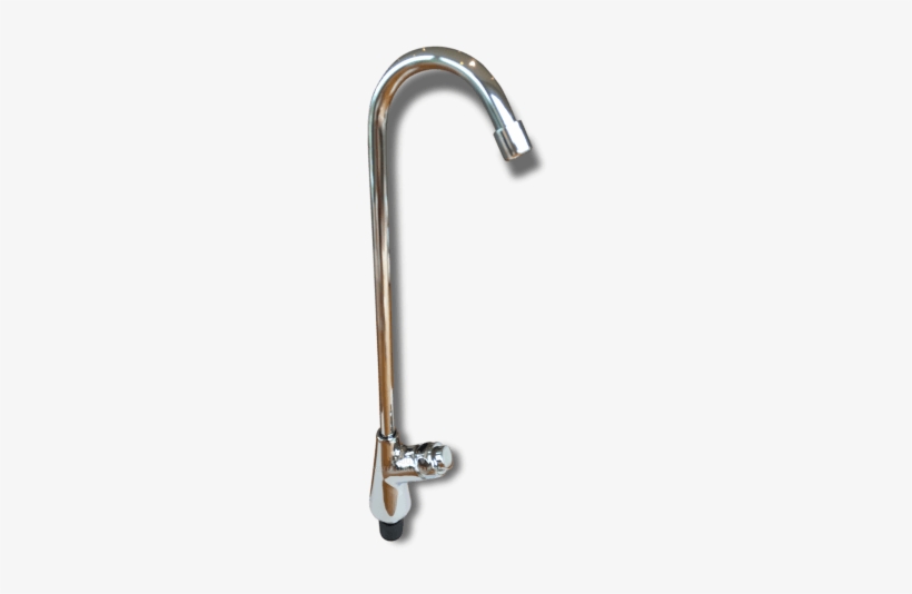 Push Button Swan Neck Tap For Counter Top With 5/16 - Tap, transparent png
